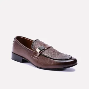 Elite Brown Slip On Dress Shoes 0111152