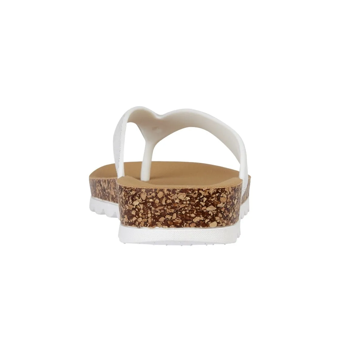 Emma Dawn Women's Toe Post Sandal White