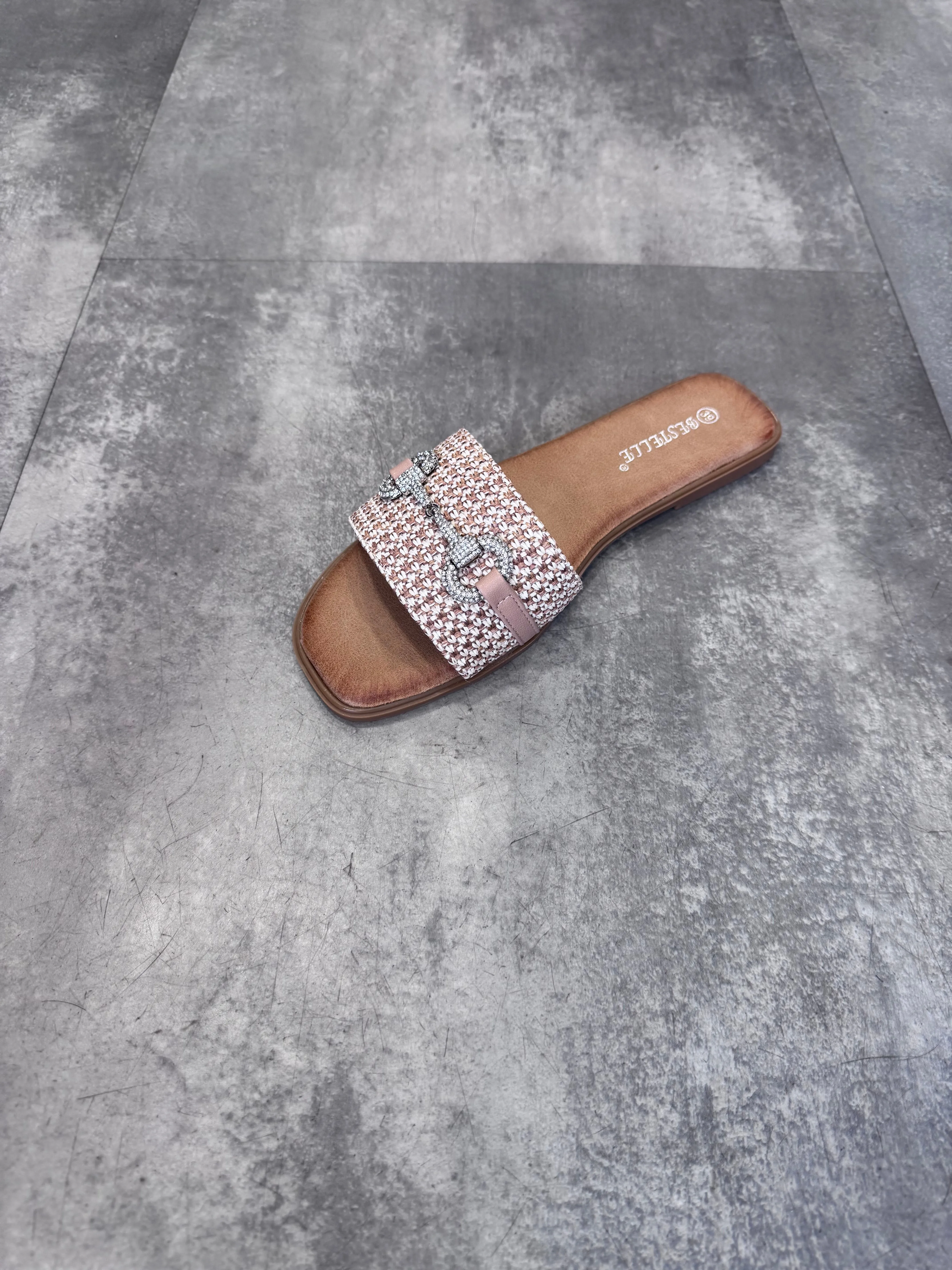 Estelle  woven  slip on sandal