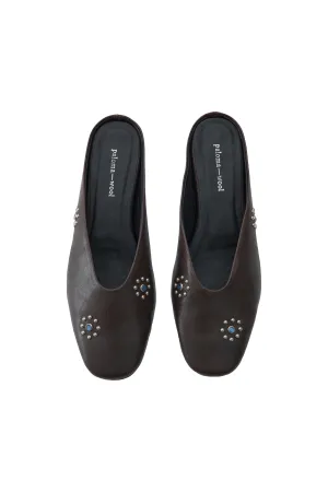 Fernanda II | Brown Round Toe Mule