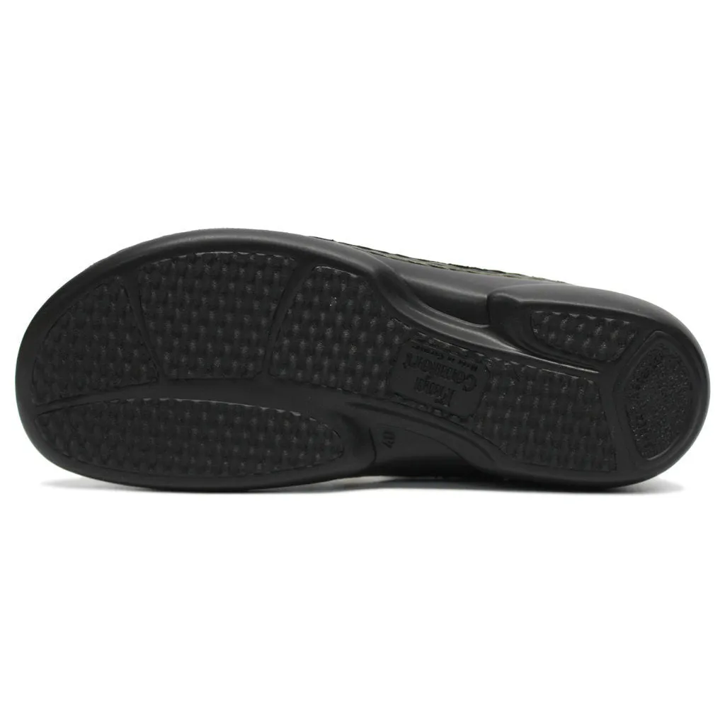 Finn Comfort Gomera-S Women's Black Slingback Sandals
