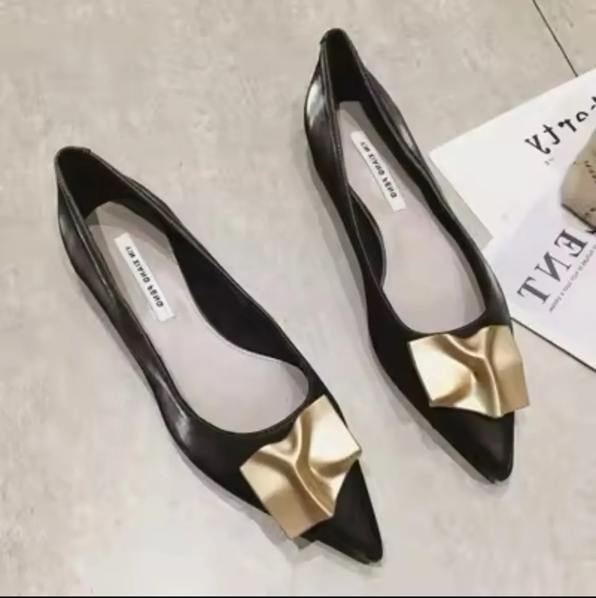 Fiolla Embellished Flat Pumps