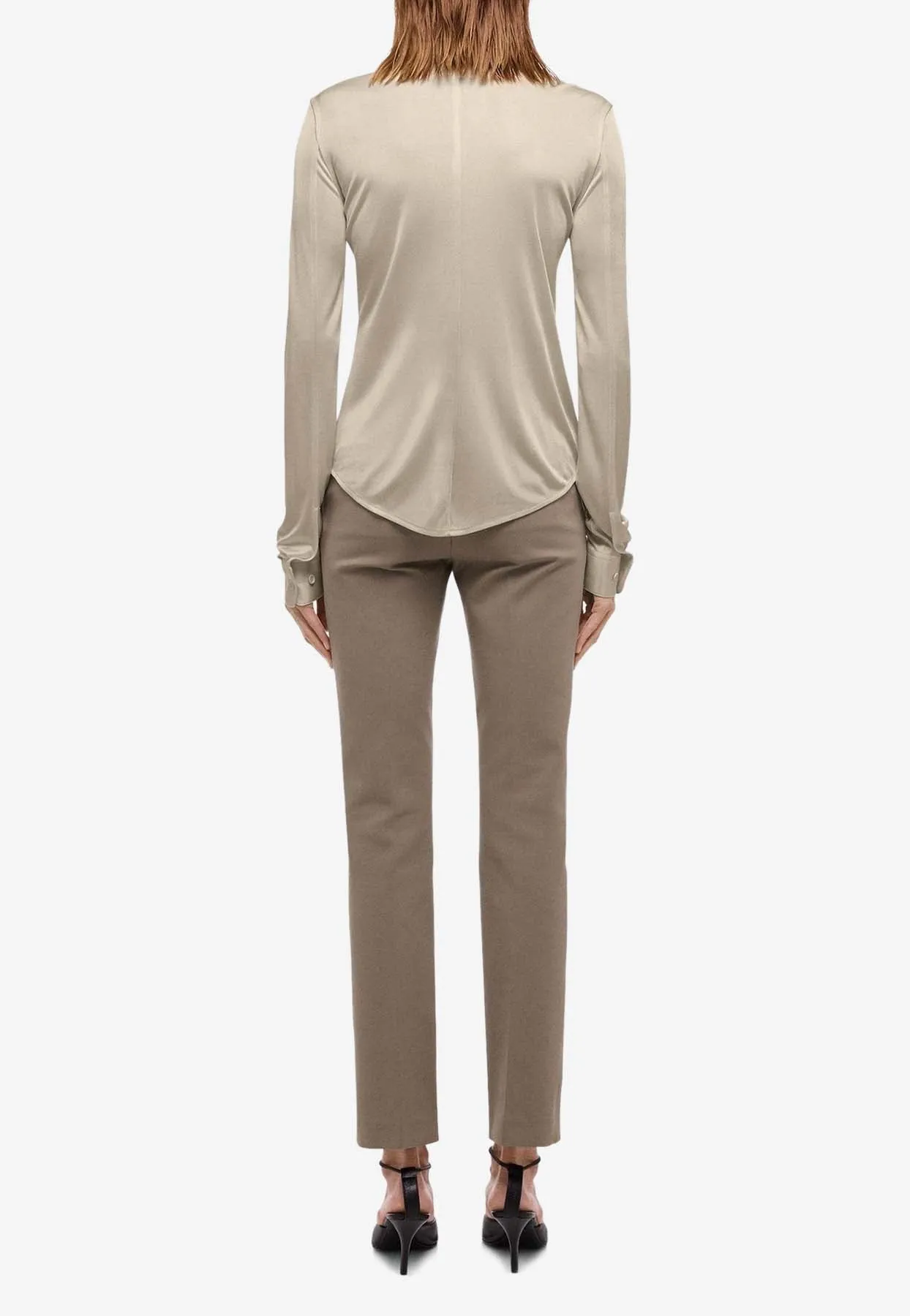 Fluid Button-Up Shirt