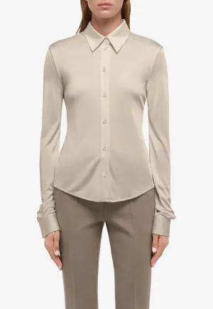 Fluid Button-Up Shirt