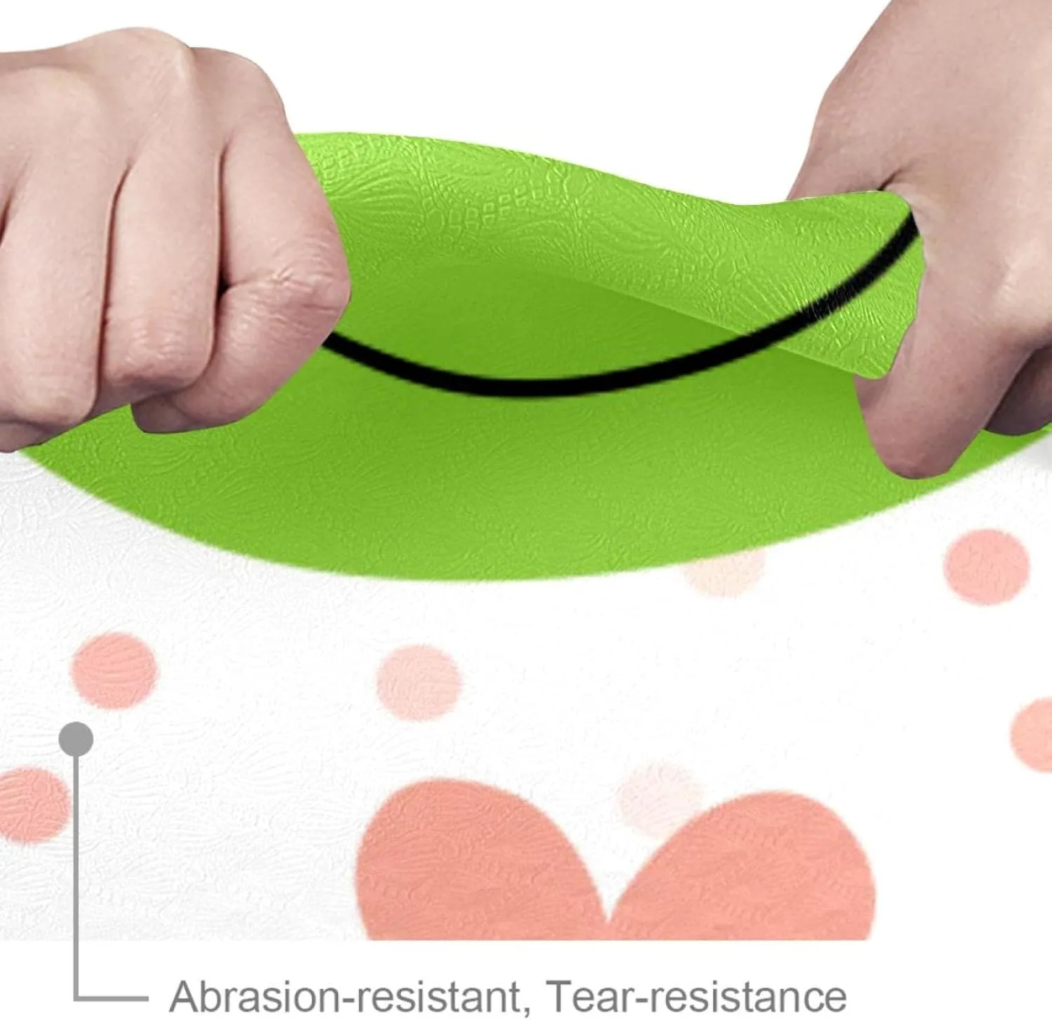 Frog Shadow on Leaf Yoga Mat Thick Workout Exercise Mat, Non Slip Pilates Fitness Mats, Eco Friendly, Anti-Tear 1/4" Thick Yoga Mats for Women Men