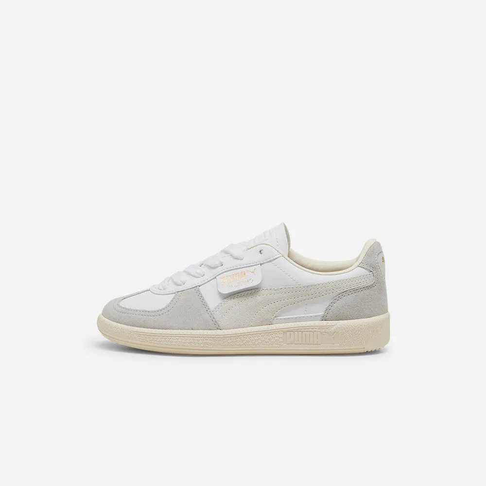 Giày Sneaker Trẻ Em Puma Palermo Leather Lace Up Jr - Trắng