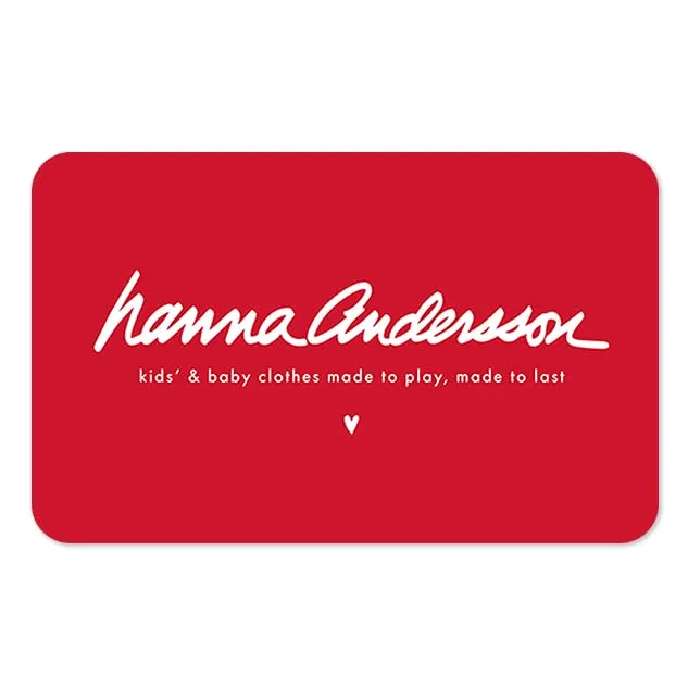Hanna Andersson eGift Card