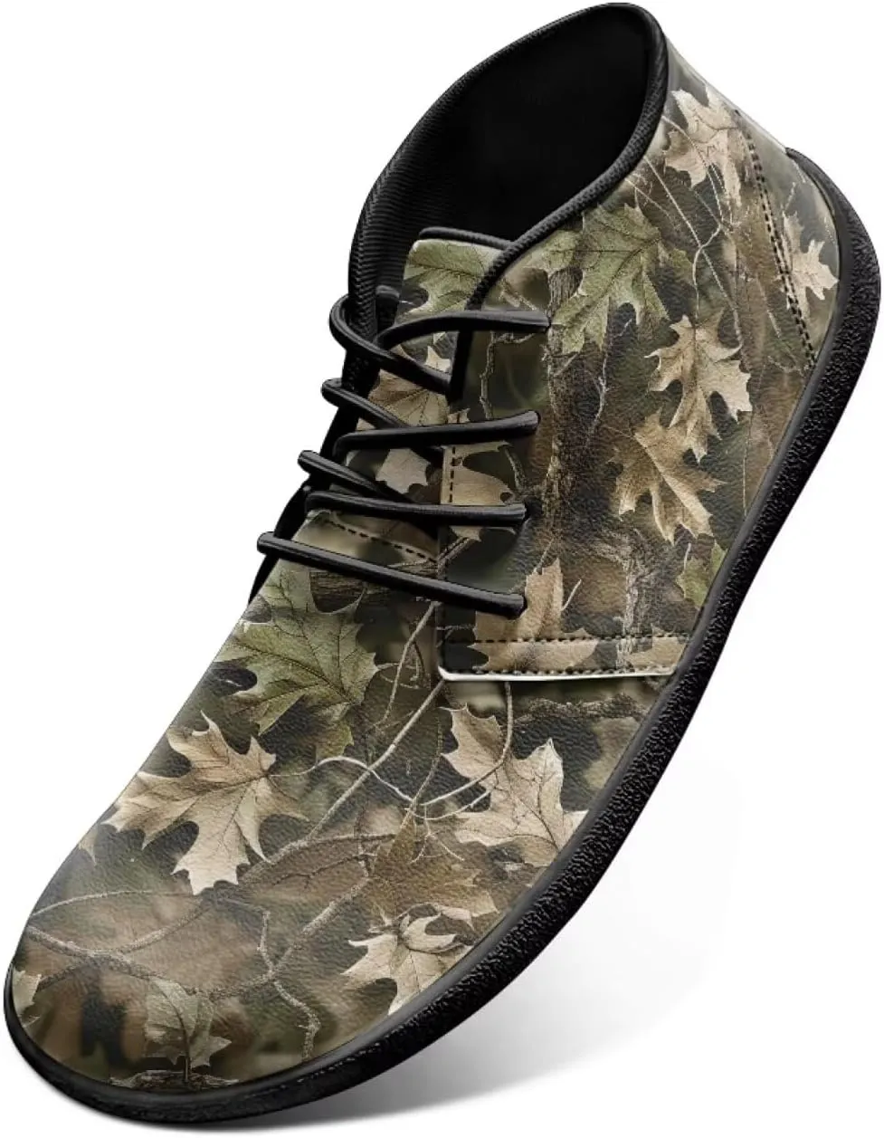 Howilath Barefoot Sneakers Men Slip On Wide Toe Walking Shoes with Zero Drop Sole Low Top Running Shoes