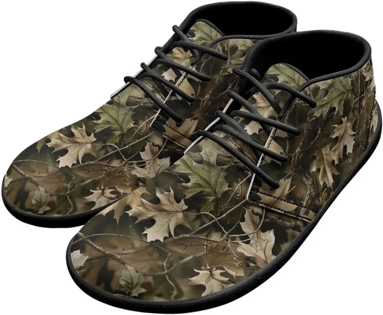 Howilath Barefoot Sneakers Men Slip On Wide Toe Walking Shoes with Zero Drop Sole Low Top Running Shoes
