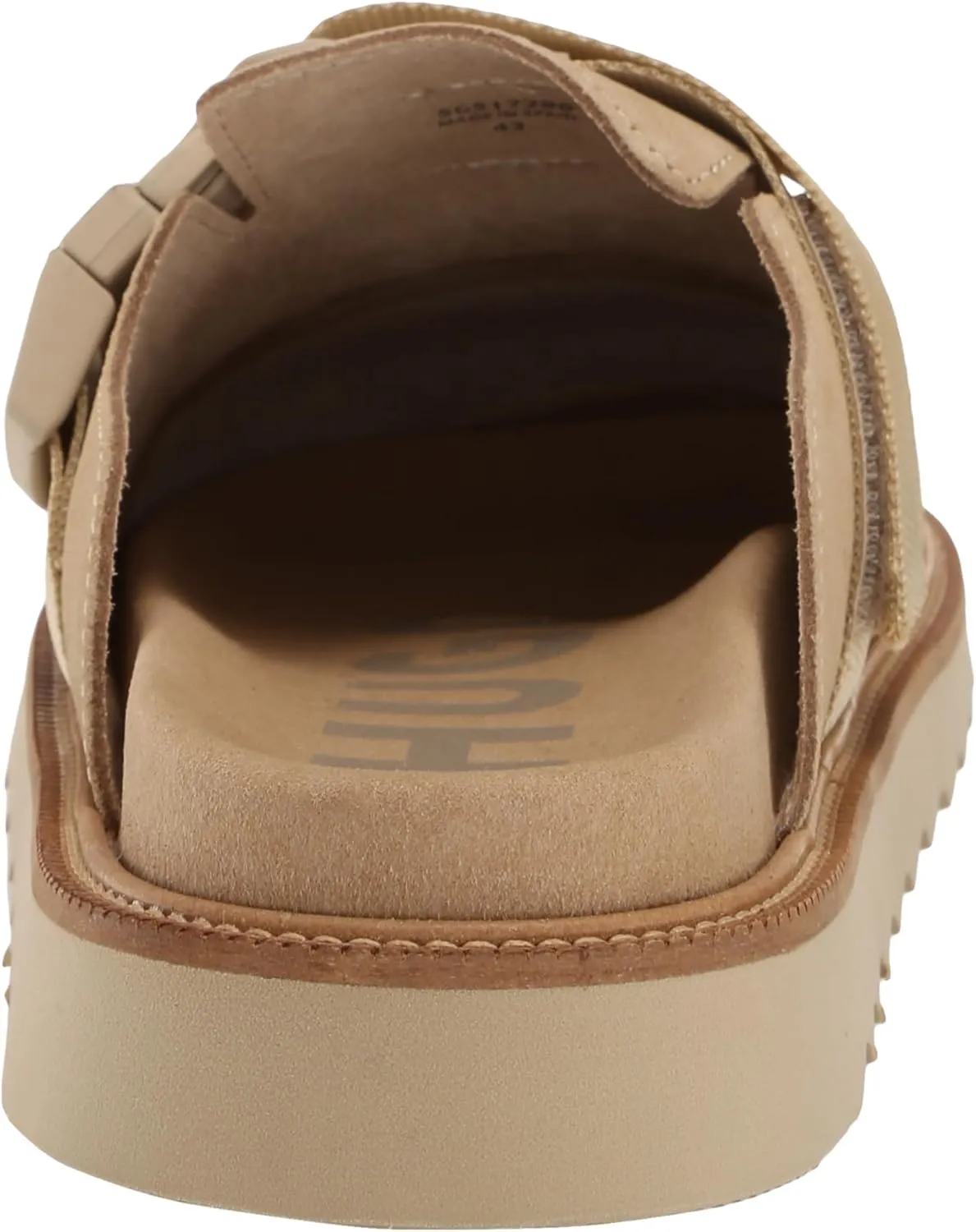 HUGO Women's Slip on Top Buckle Suede Clogs