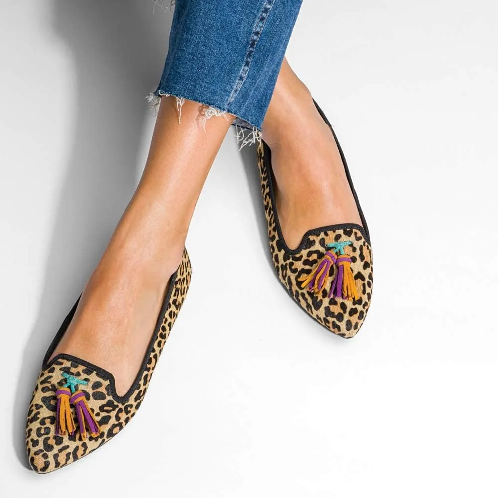 Hush Puppies Women's Sadie Tassel Slipon Loafer Flat