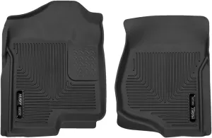 Husky Liners X-act Contour Floor Mats | Fits 2018-2024 Ford Expedition | 2nd Row, 1-pc Black - 54661