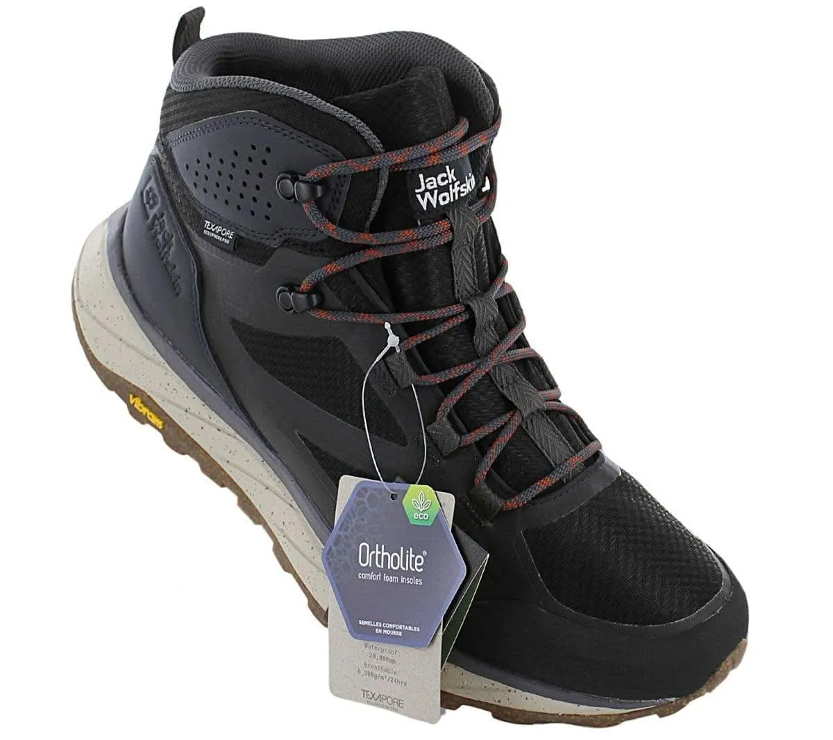 Jack Wolfskin Terraventure Texapore Mid M - Herren Wasserdichte Wanderschuhe Grau 4051521-6364
