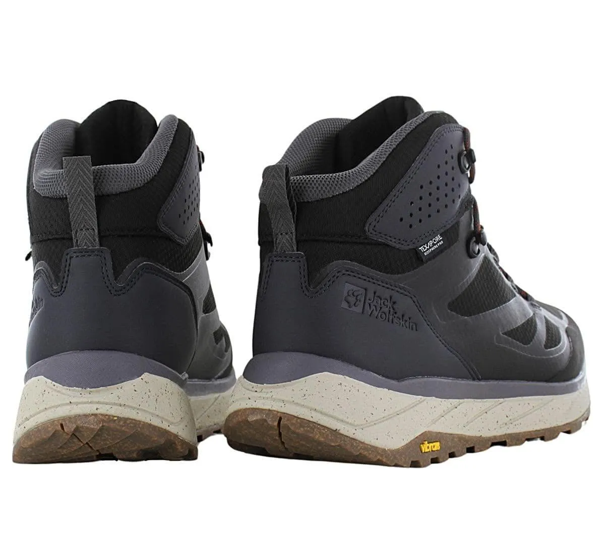 Jack Wolfskin Terraventure Texapore Mid M - Herren Wasserdichte Wanderschuhe Grau 4051521-6364
