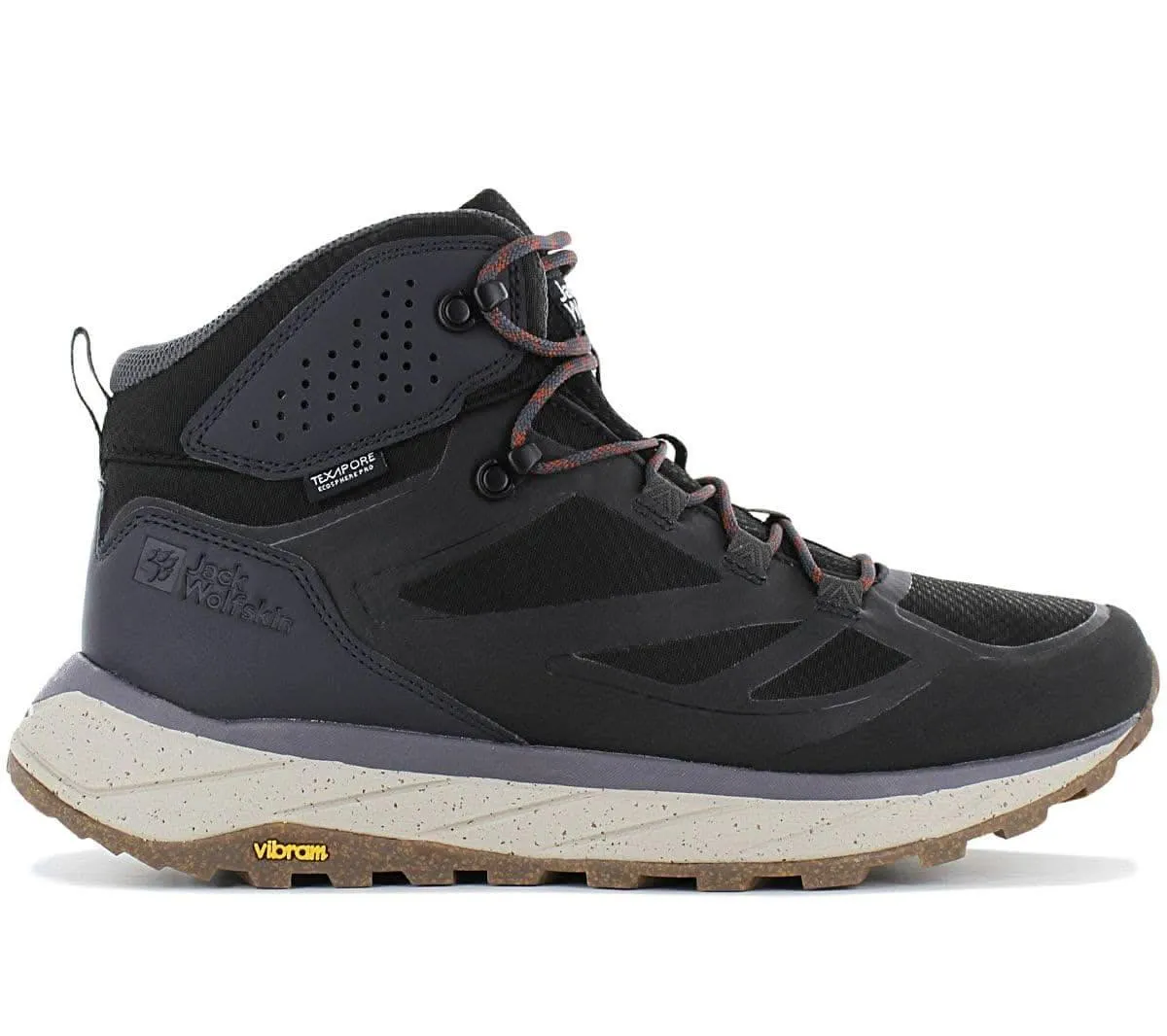 Jack Wolfskin Terraventure Texapore Mid M - Herren Wasserdichte Wanderschuhe Grau 4051521-6364