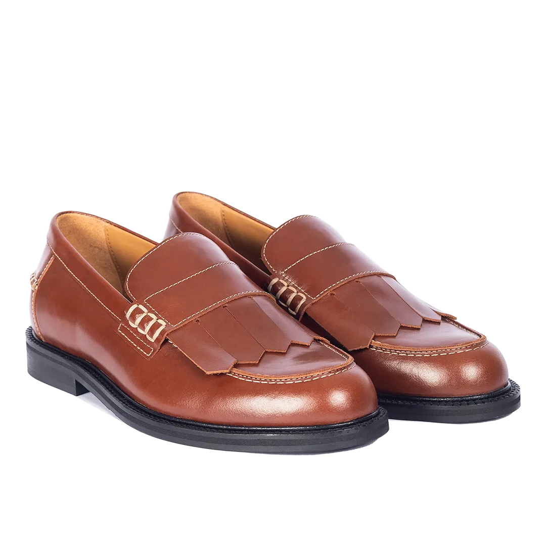 Klassischer Penny Loafer mit Fransen