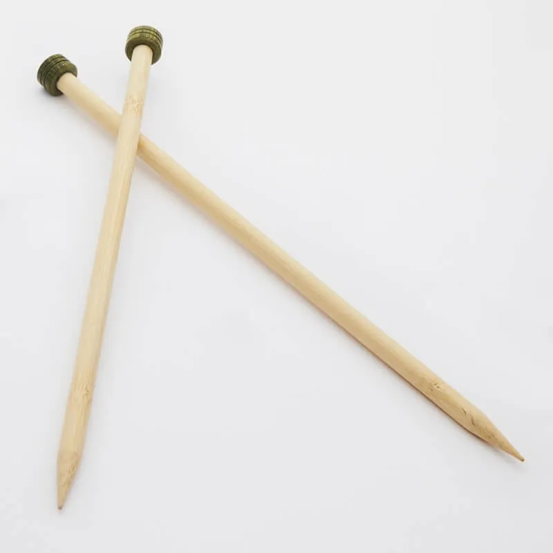 KnitPro Japanese Bamboo Single Pointed Knitting Needles 25cm
