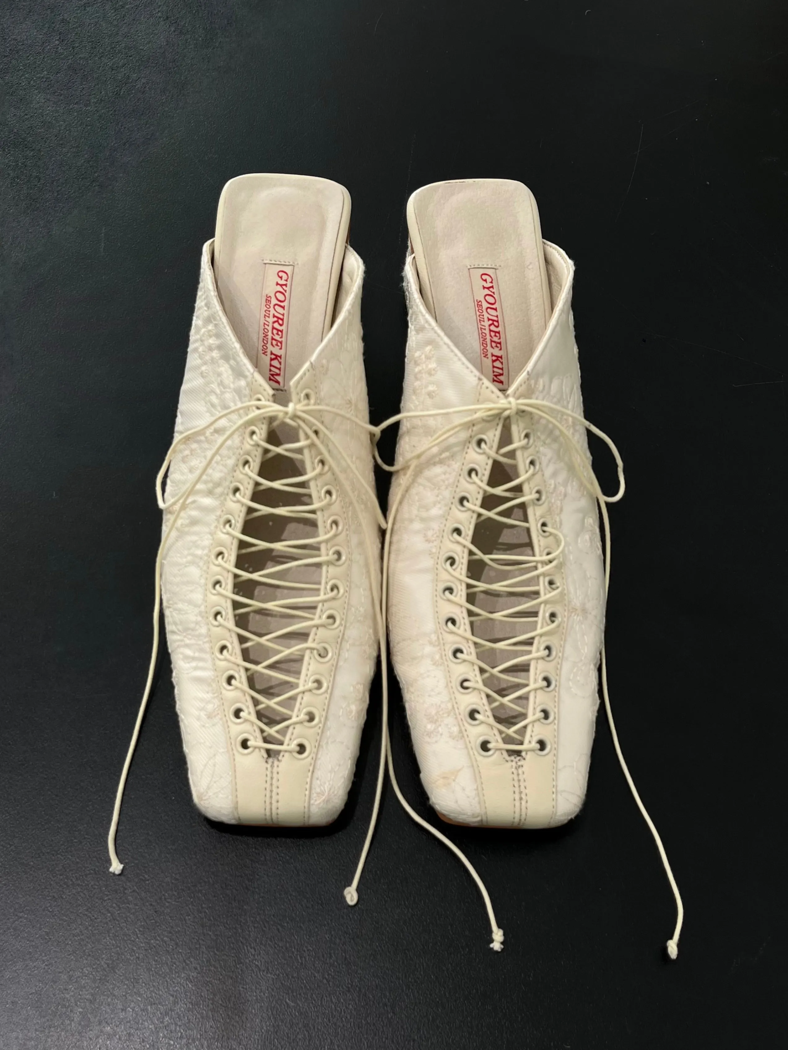 Lace Mule Cream