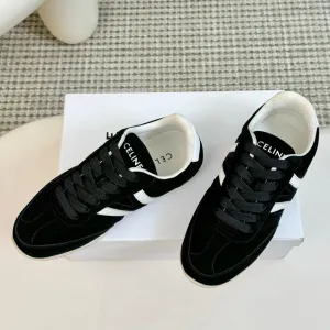 LACE - SUEDE Safe Trending product TRAINER UP BLACK Celine LOW