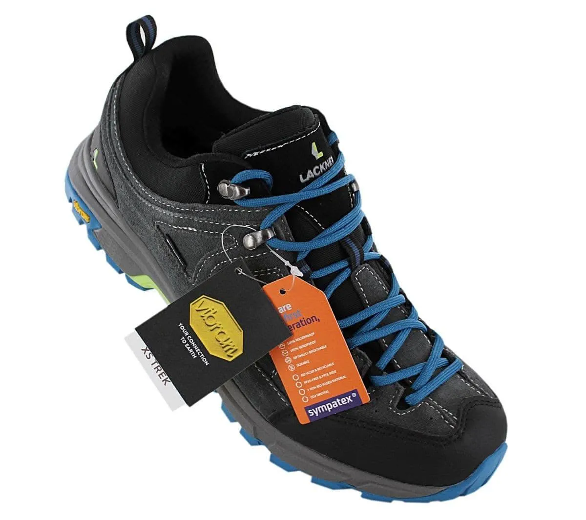 Lackner Kitzbühel Matrei STX - SympaTex Vibram - Herren Wanderschuhe Grau-Schwarz 6824-GP