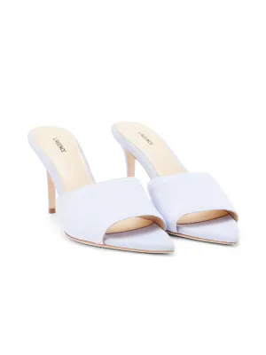 Lolita Denim Open-Toe Mule