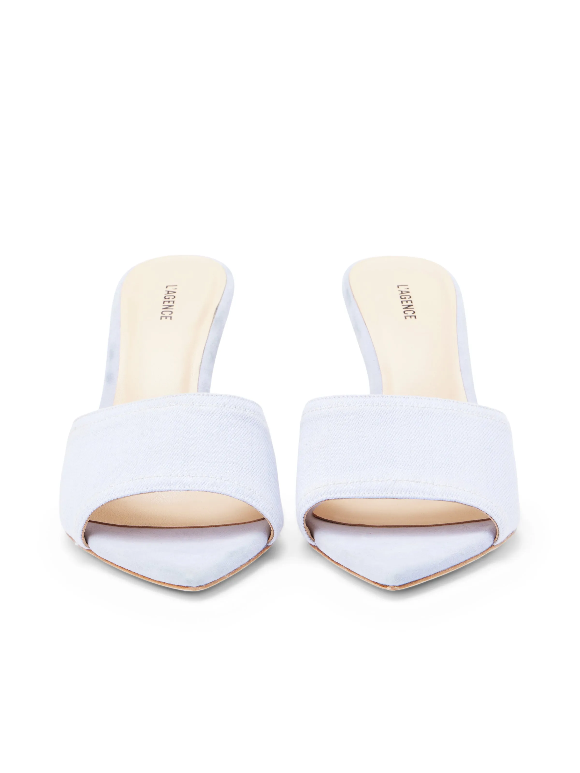 Lolita Denim Open-Toe Mule
