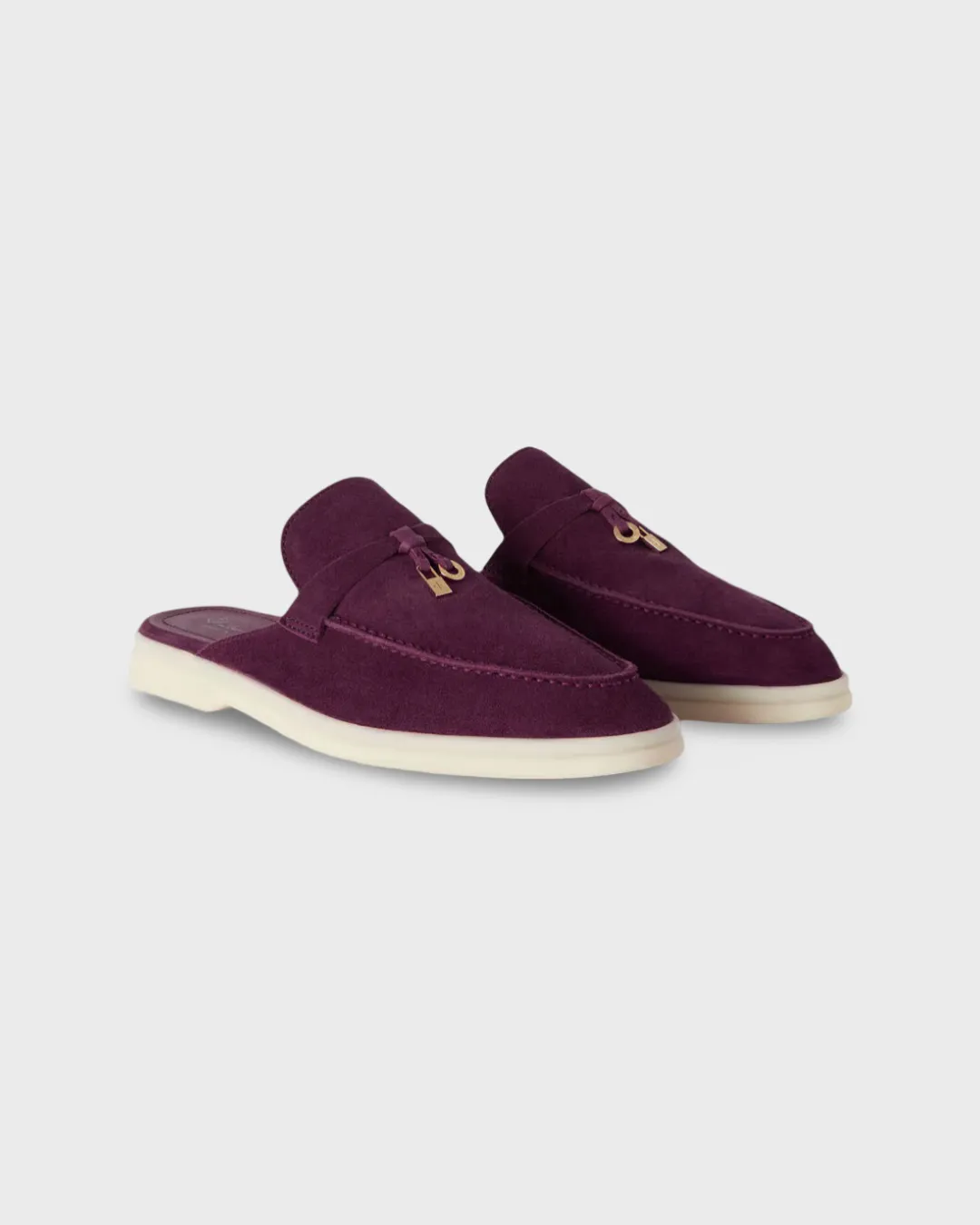 Loro Piana Babouche Charms Walk Loafer Bright Amaranth