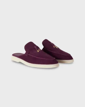 Loro Piana Babouche Charms Walk Loafer Bright Amaranth