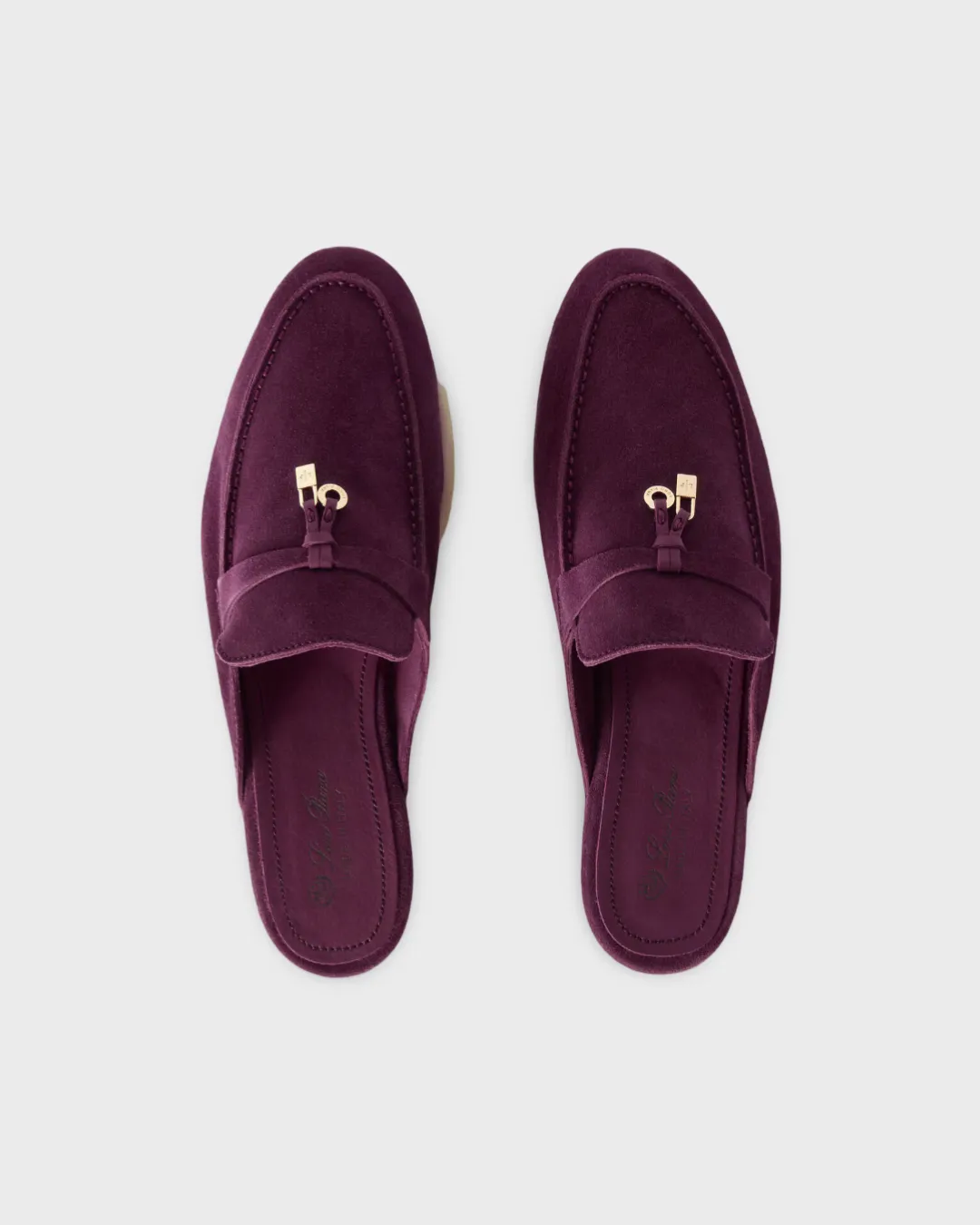 Loro Piana Babouche Charms Walk Loafer Bright Amaranth