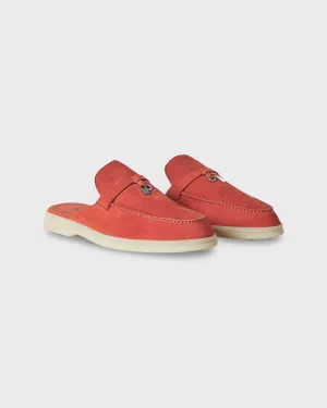 Loro Piana Babouche Charms Walk Loafer Orange Flame
