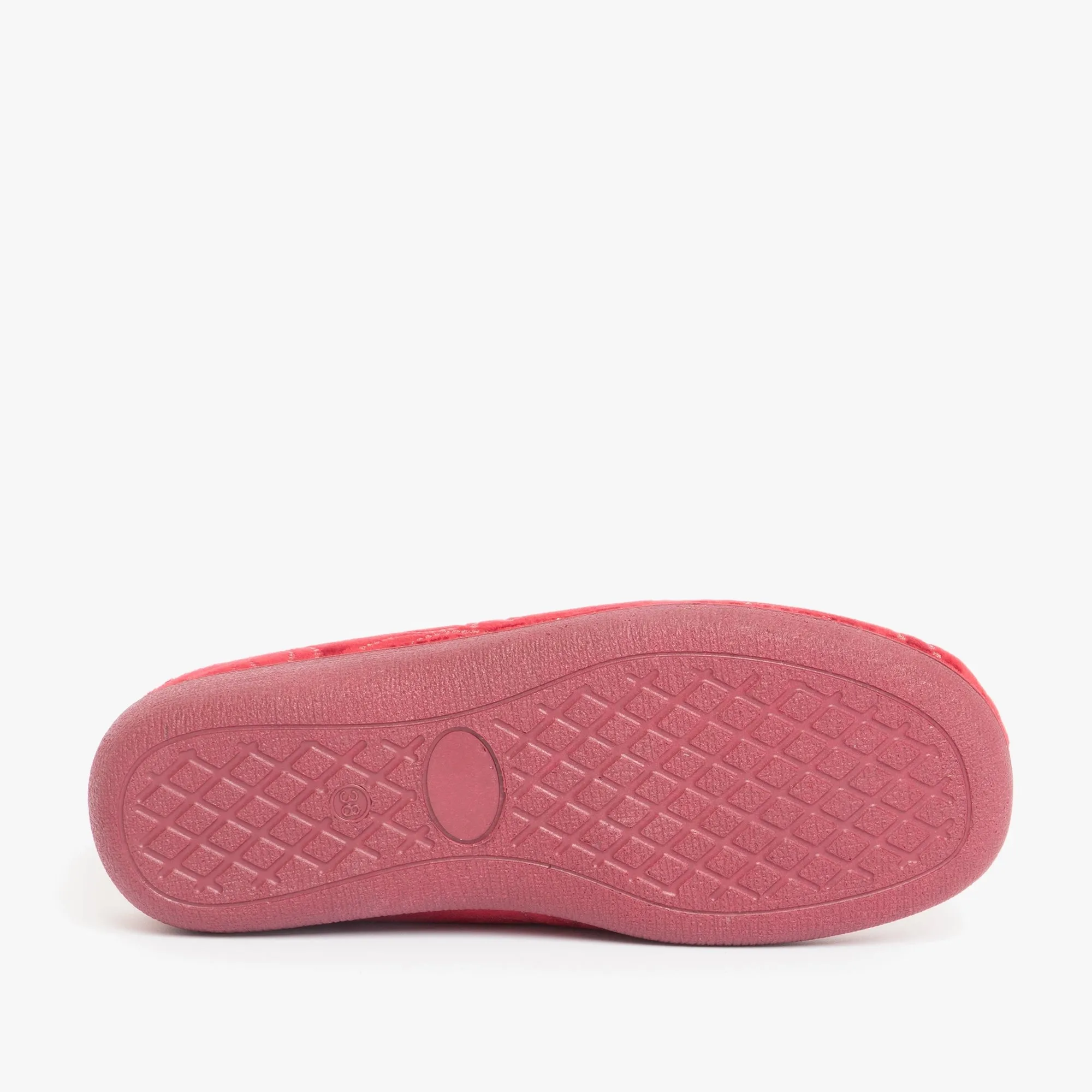 Lotus ELIZABETH Womens Mule Slippers Red