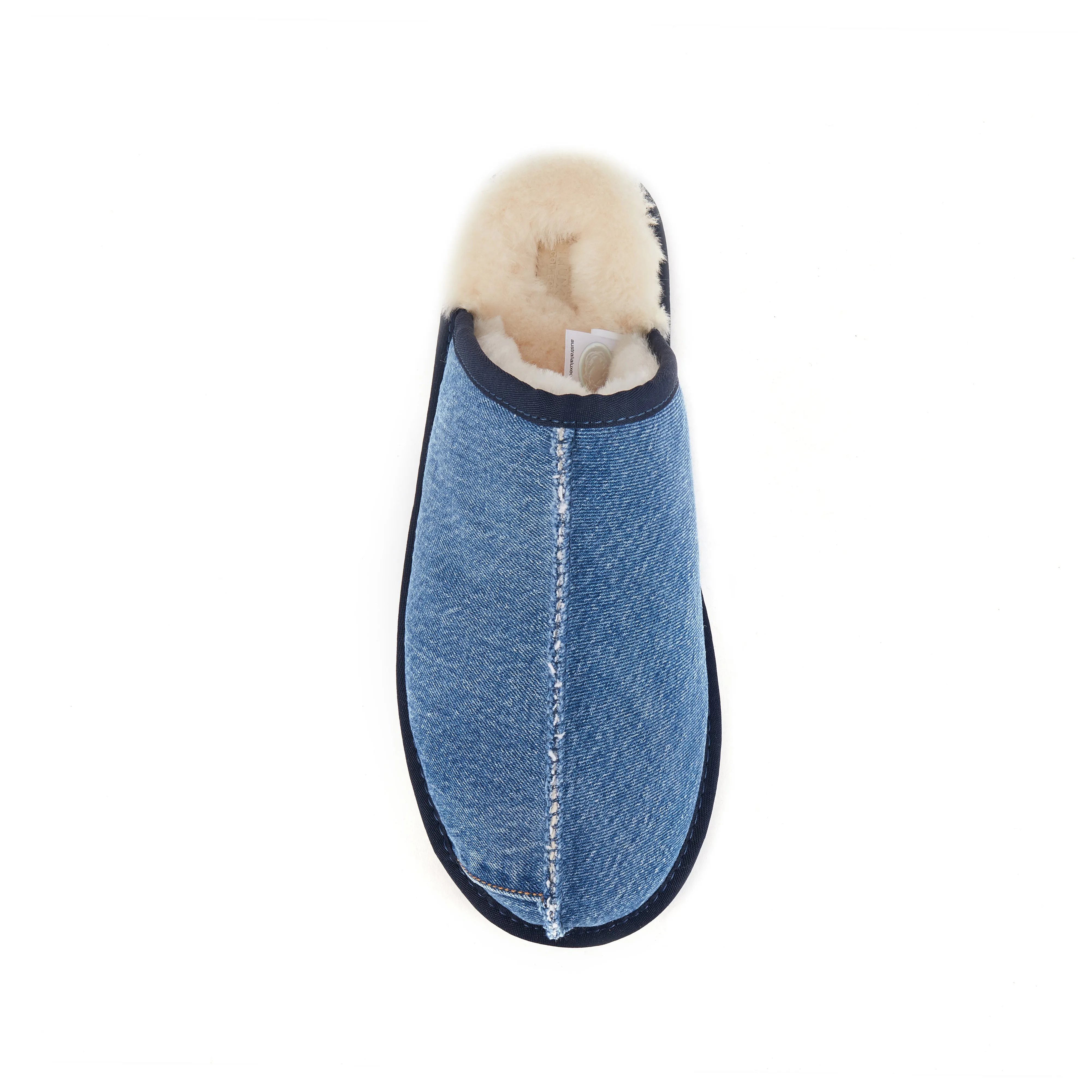 MENS CLOSED MULE DENIM