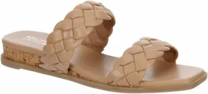 Michael By Michael Shannon Patrice - Women's Braided Two-Strap Slip-On Flat Sandal