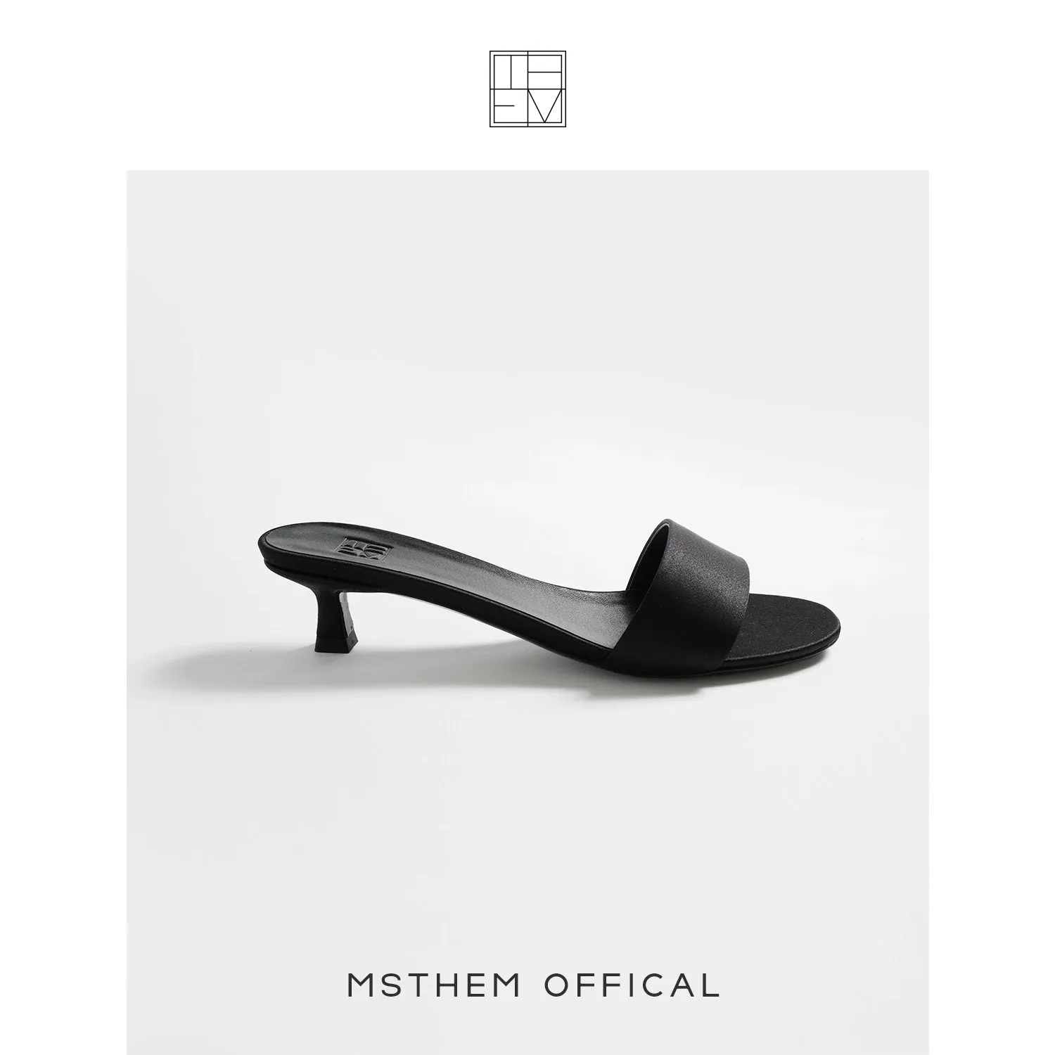 Minimalist Black Slip-On Sandals