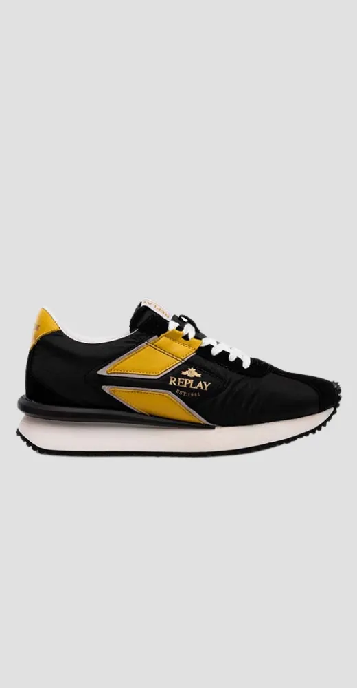 Mirror Wide Stripe Sneakers