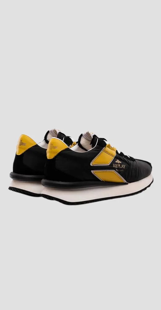 Mirror Wide Stripe Sneakers