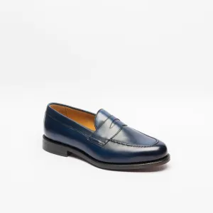 Mocassino penny Berwick 9628 in pelle blu