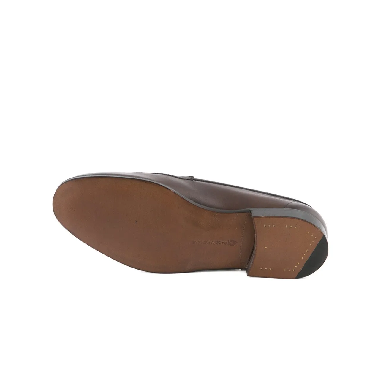 Mocassino penny Edward Green Duke in pelle marrone