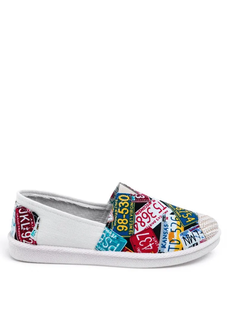 Multicolor Slip-on Shoes