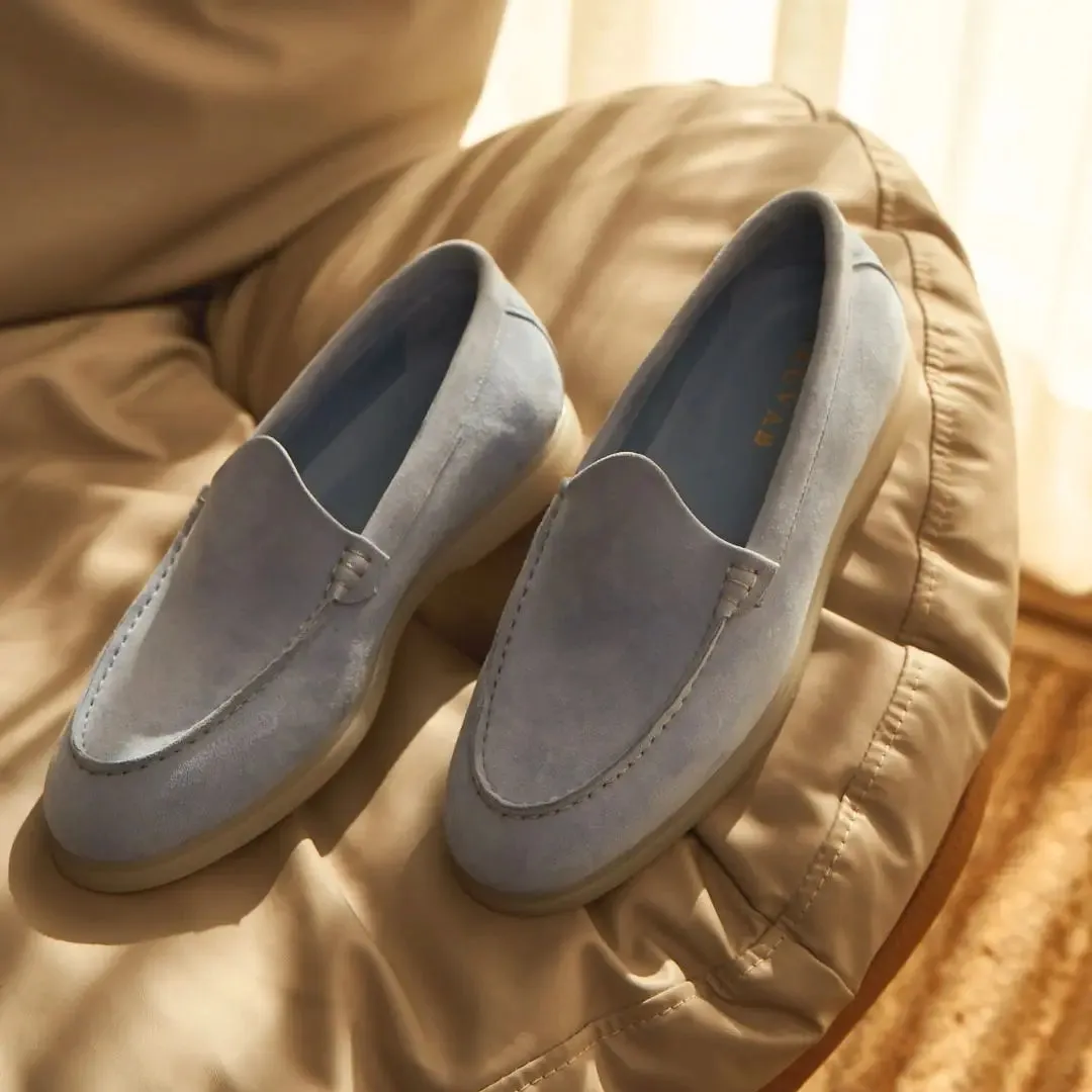 Nagra Loafer | Aqua Suede