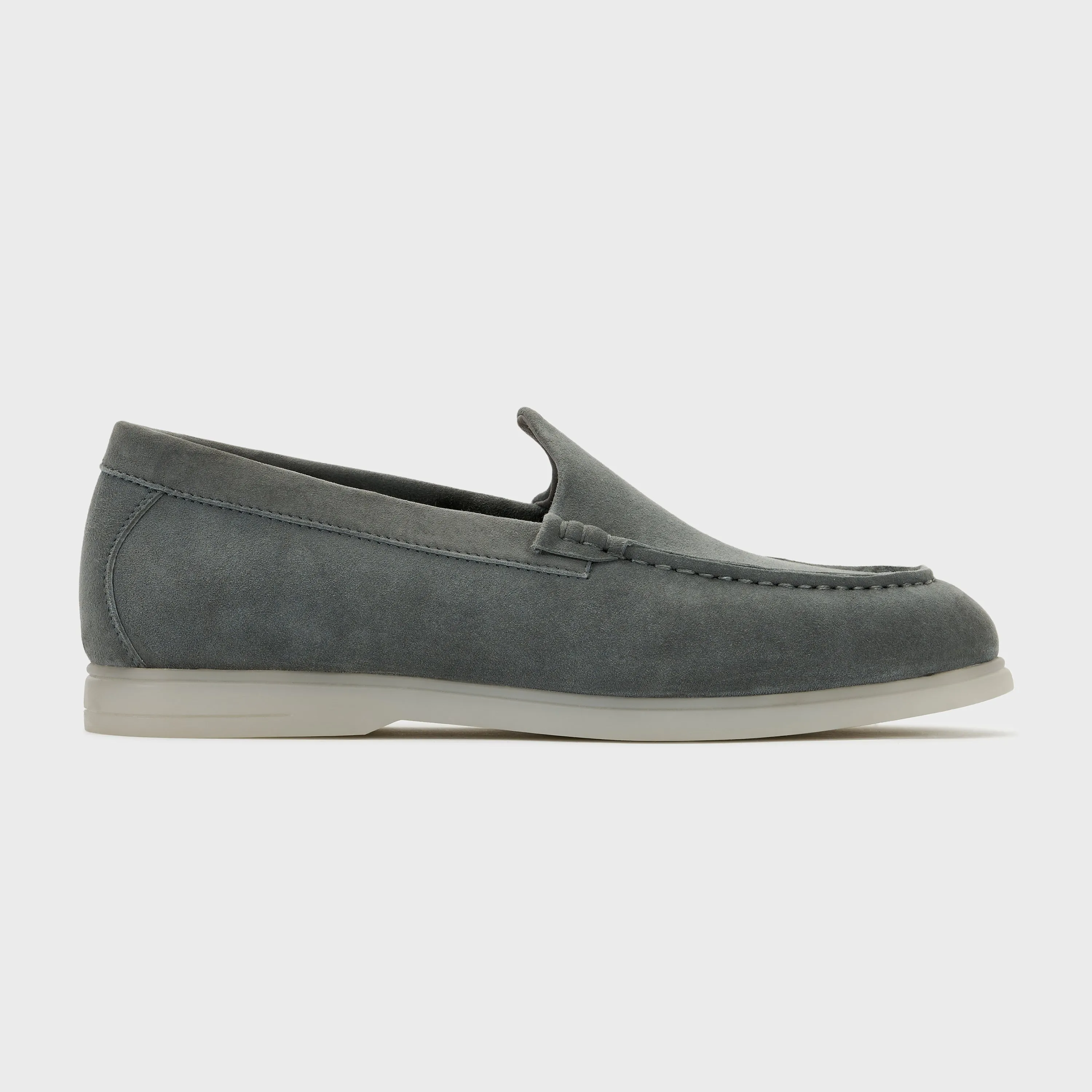 Nagra Loafer | Dark Stone Suede