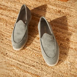 Nagra Loafer | Dark Stone Suede