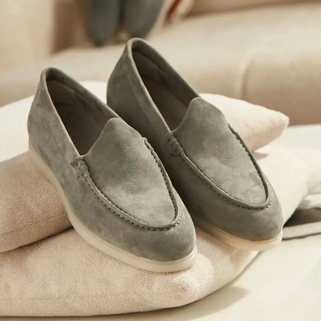 Nagra Loafer | Dark Stone Suede