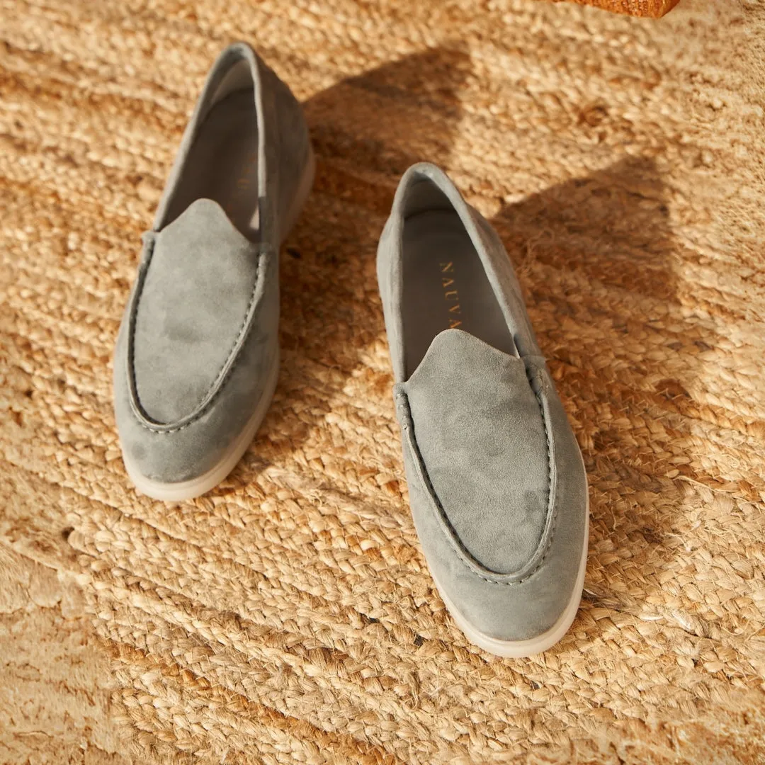 Nagra Loafer | Dark Stone Suede