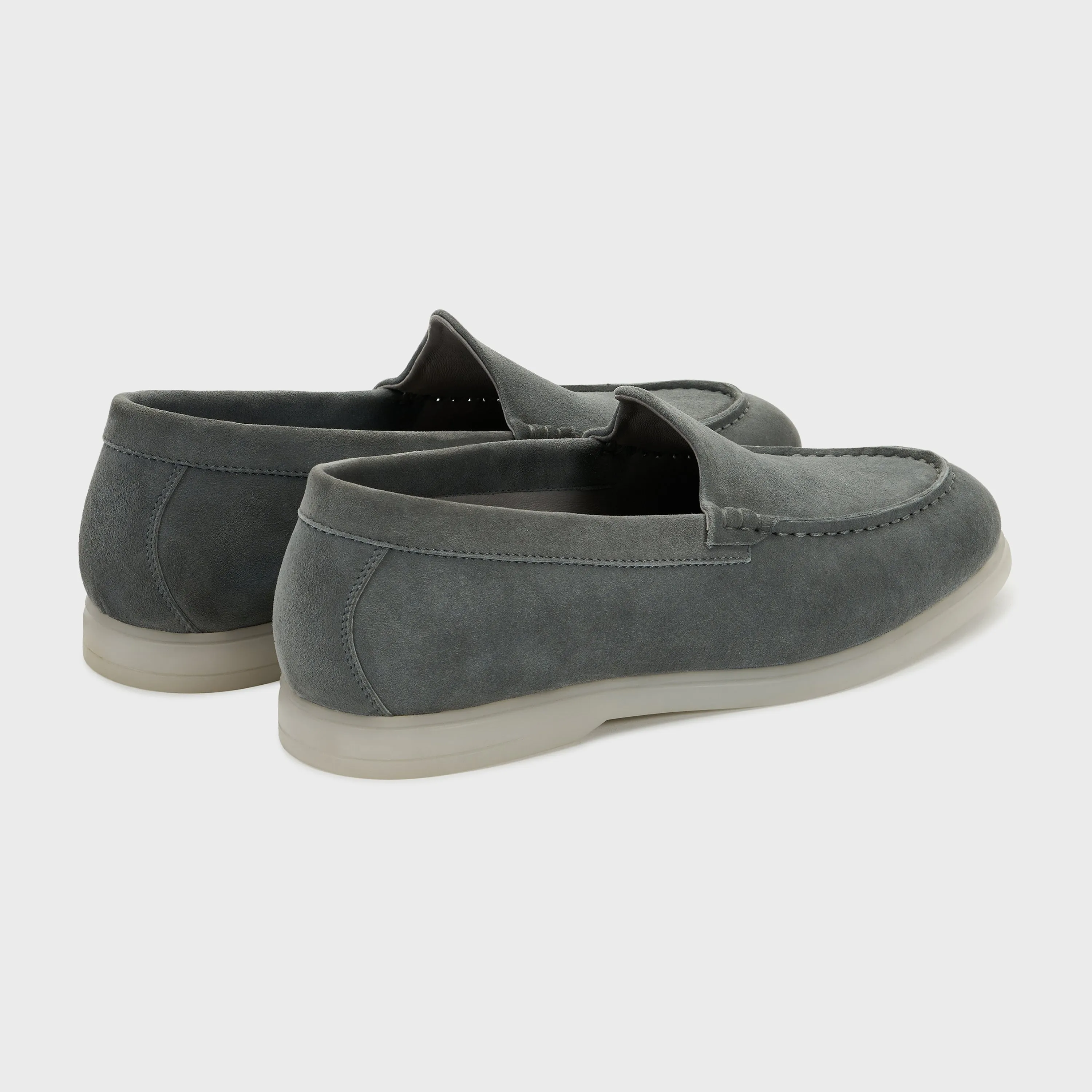 Nagra Loafer | Dark Stone Suede