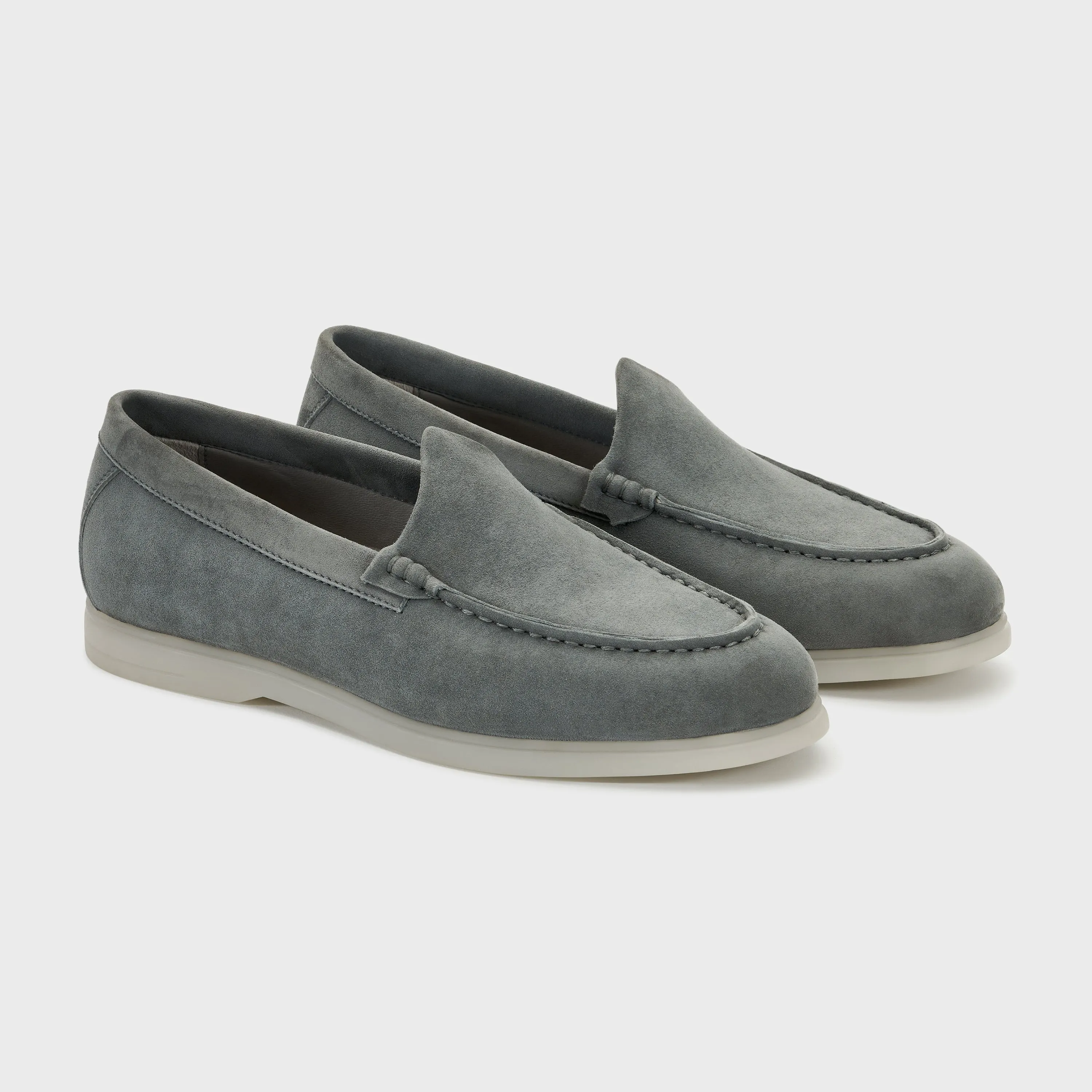 Nagra Loafer | Dark Stone Suede