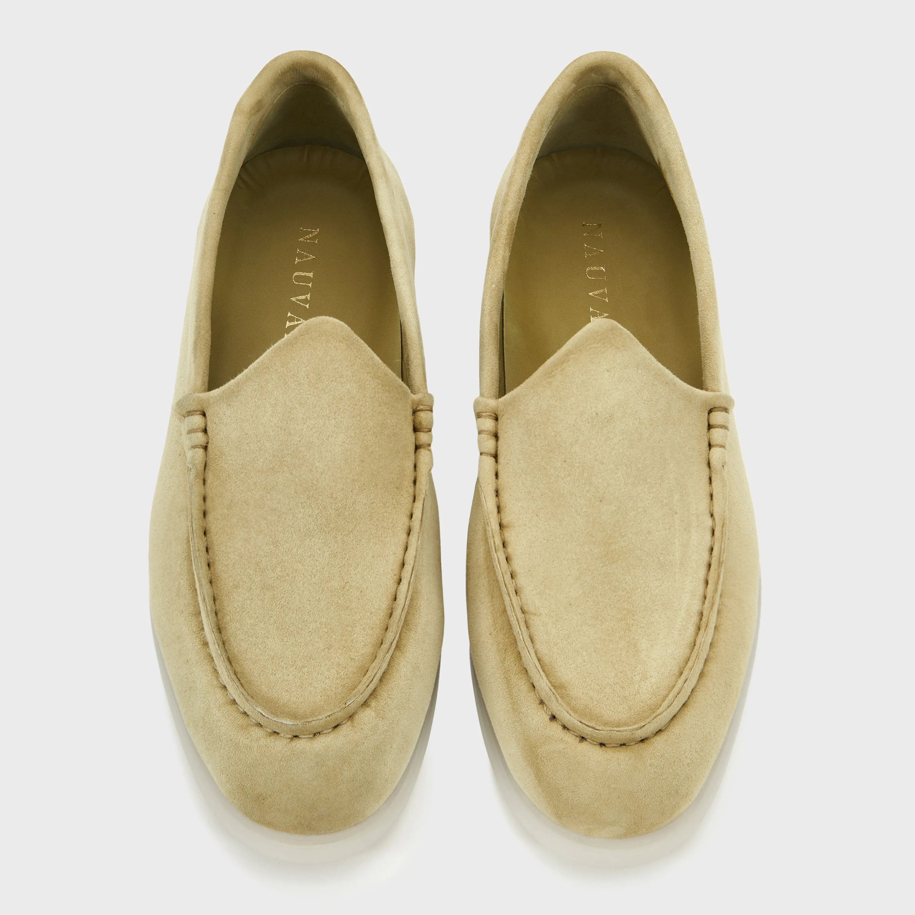 Nagra Loafer | Sage Green Suede