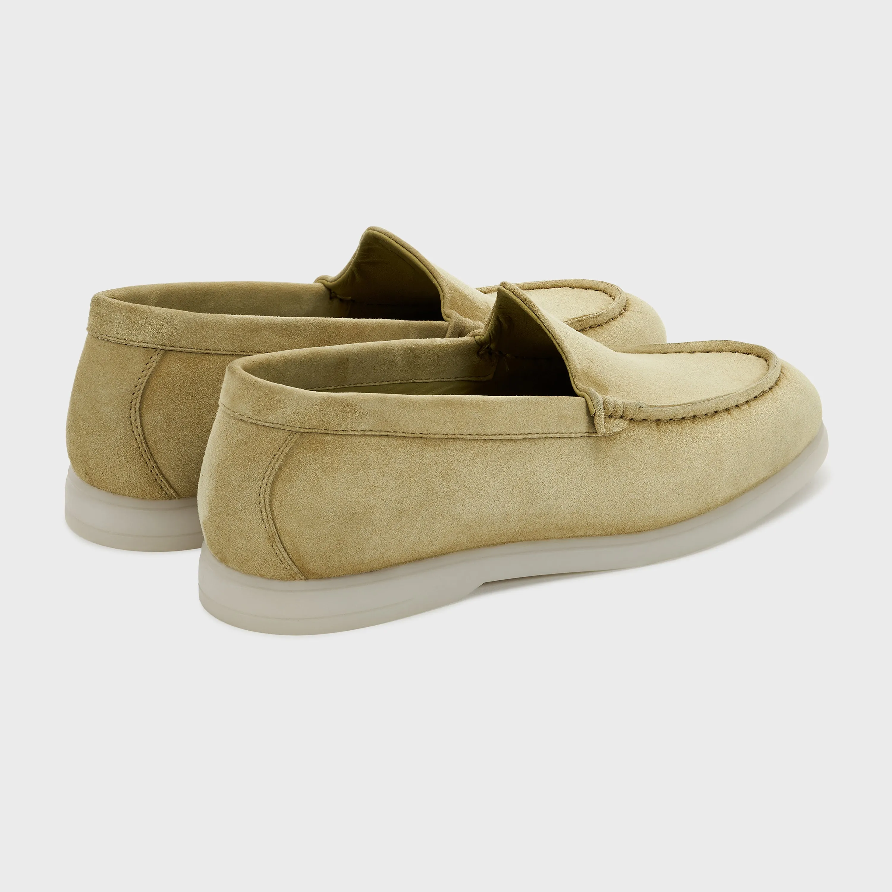 Nagra Loafer | Sage Green Suede