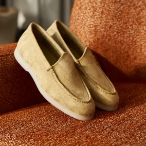 Nagra Loafer | Sage Green Suede