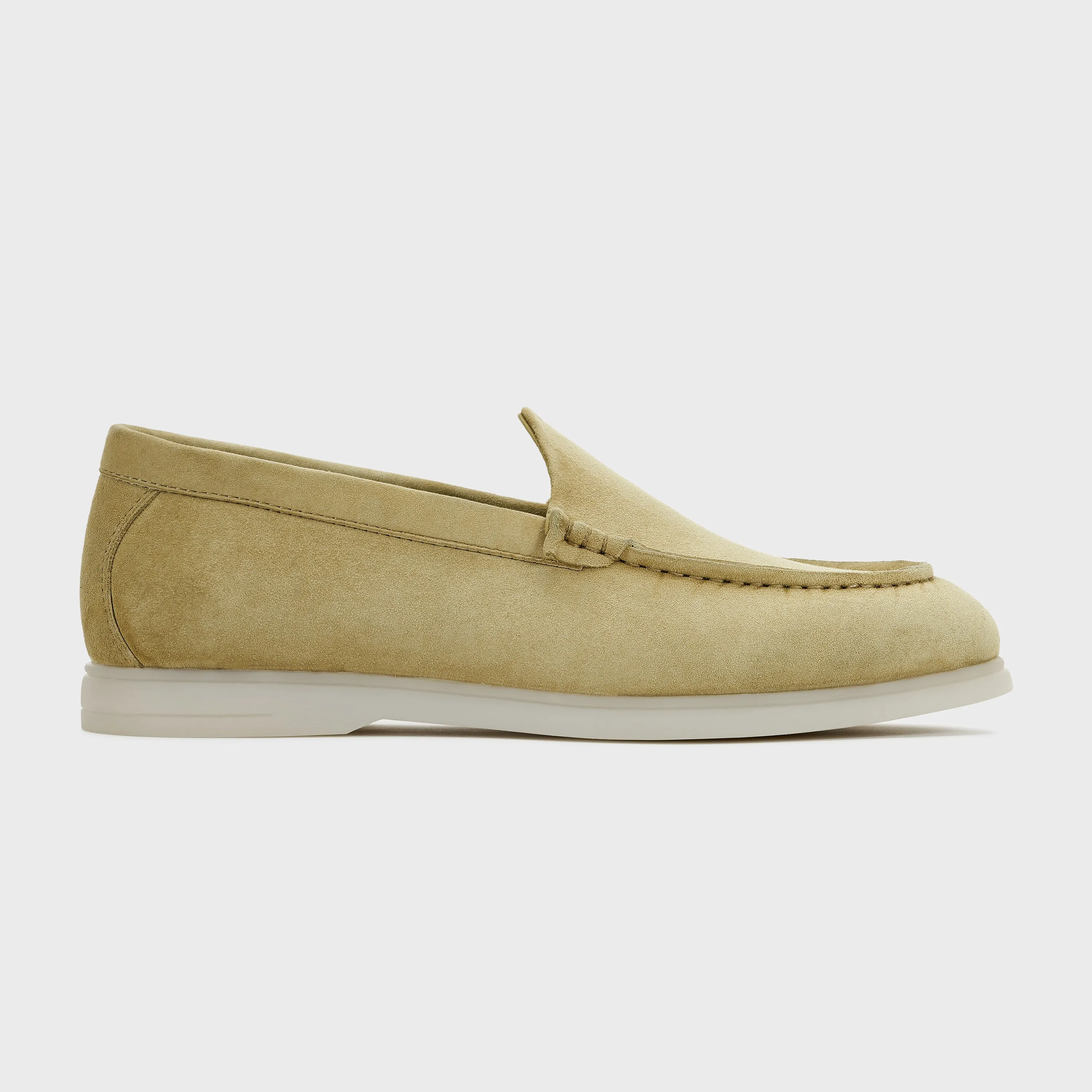 Nagra Loafer | Sage Green Suede